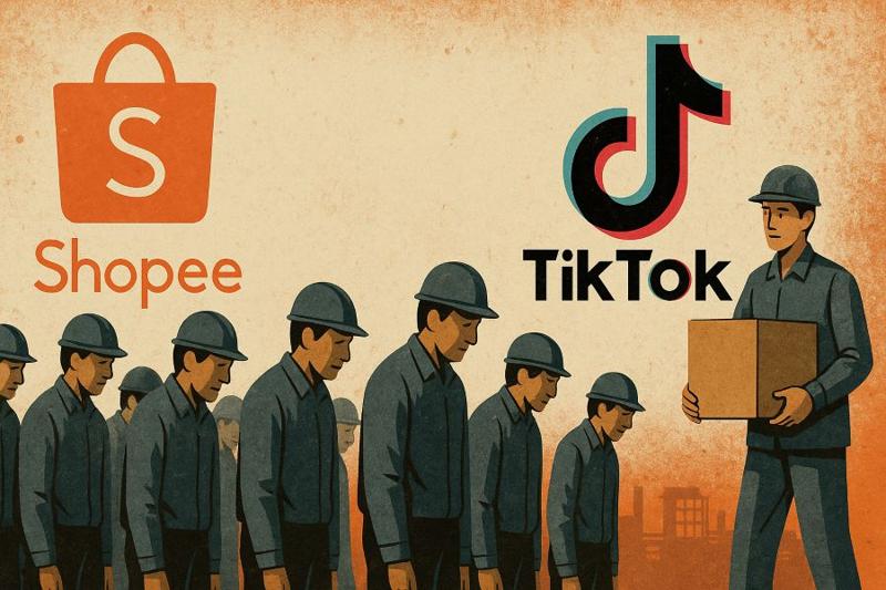 Efisiensi Semu, Eksploitasi Nyata: Skema PHK Terselubung di Balik Raksasa E-Commerce