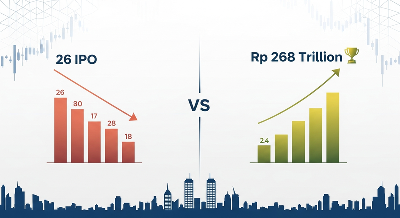 IPO BEI 2025: Gagal Target Kuantitas, Sukses Strategi Kualitas?