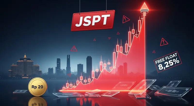 Ilustrasi Saham JSPT: Euforia Dividen atau Jebakan Free Float Rendah?
