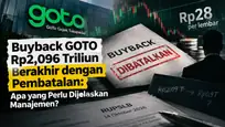 Buyback GOTO Dibatalkan: Berapa Harga Beli Rata-ratanya?