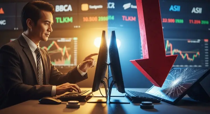 Ilustrasi Saham BBCA anjlok meski direksi borong dan ada buyback